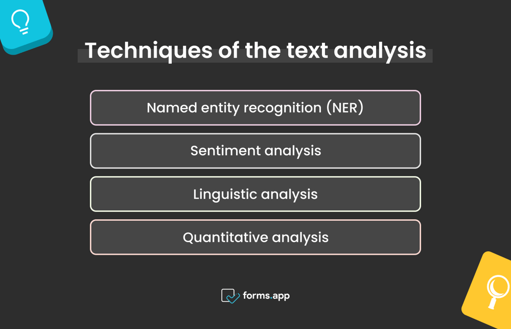 Text analysis techniques