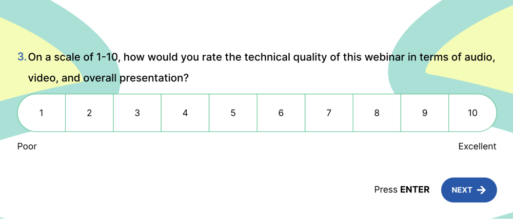A technical webinar question to ask after the webinar