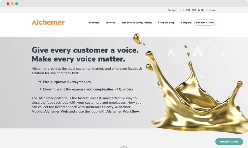 The Home Page of Alchemer