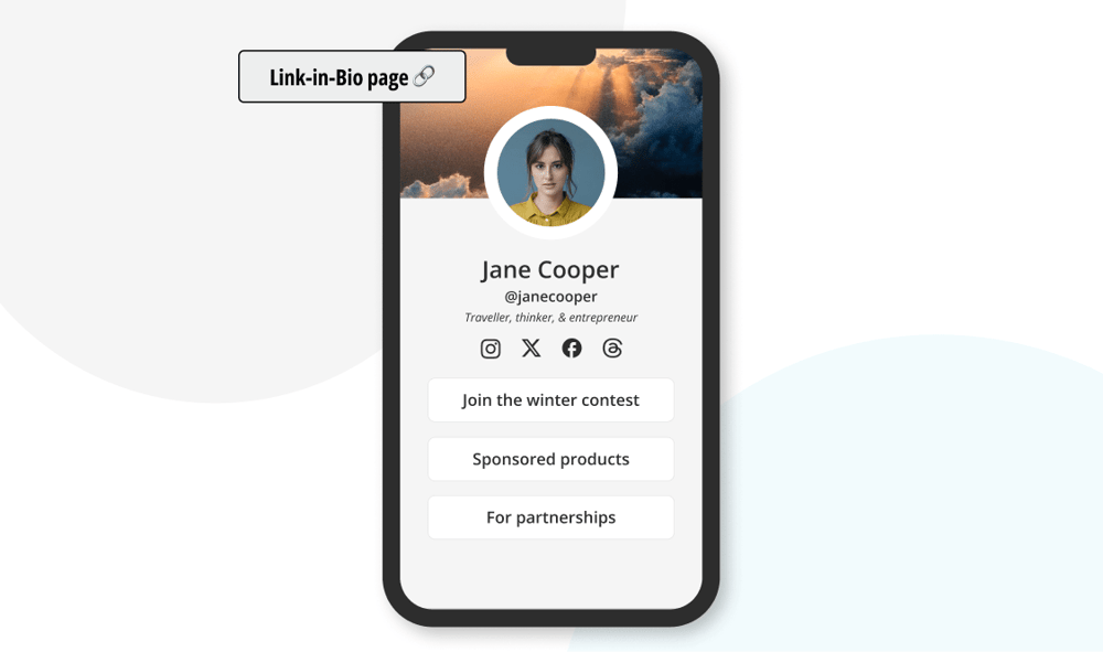 Using forms.app Profile as a Link-in-Bio page