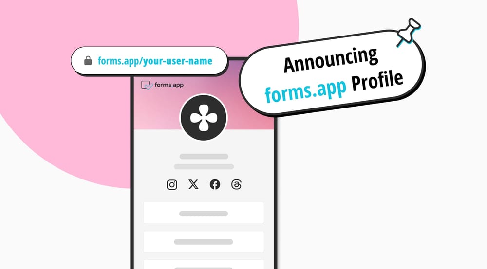 Announcing forms.app Profile: Bring your links & forms together