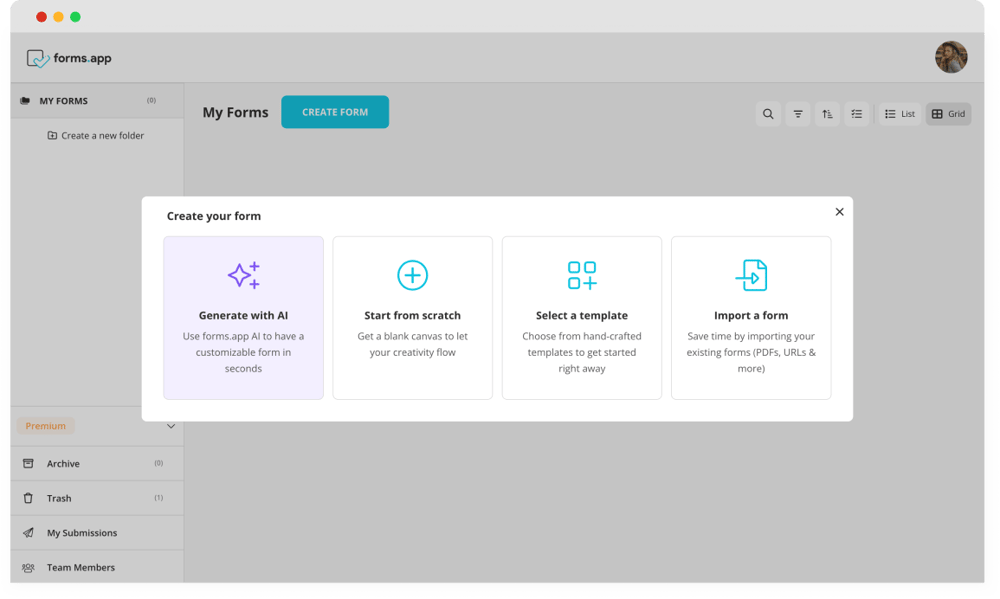 Bir başlangıç yöntemi seçin