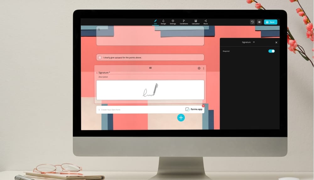 Creating a custom informed consent form