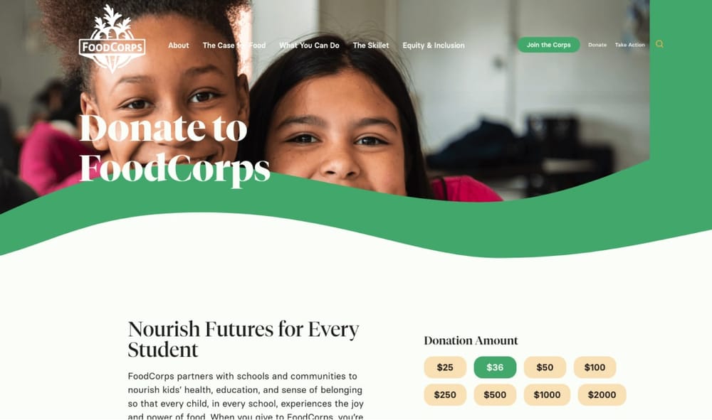 Source de l'image: Capture d'écran: FoodCorps