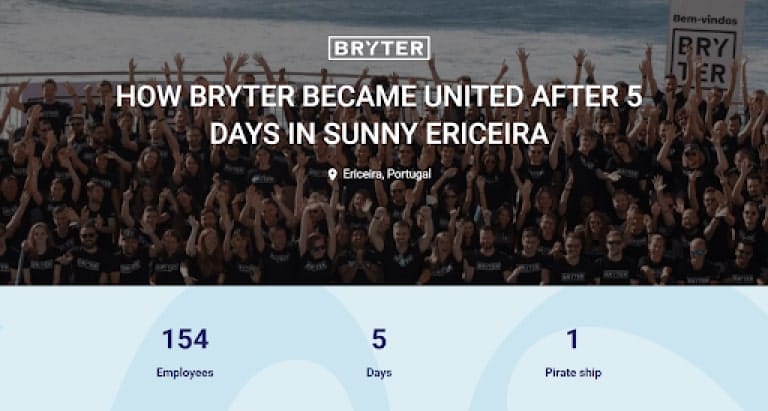 Startseite von Bryter