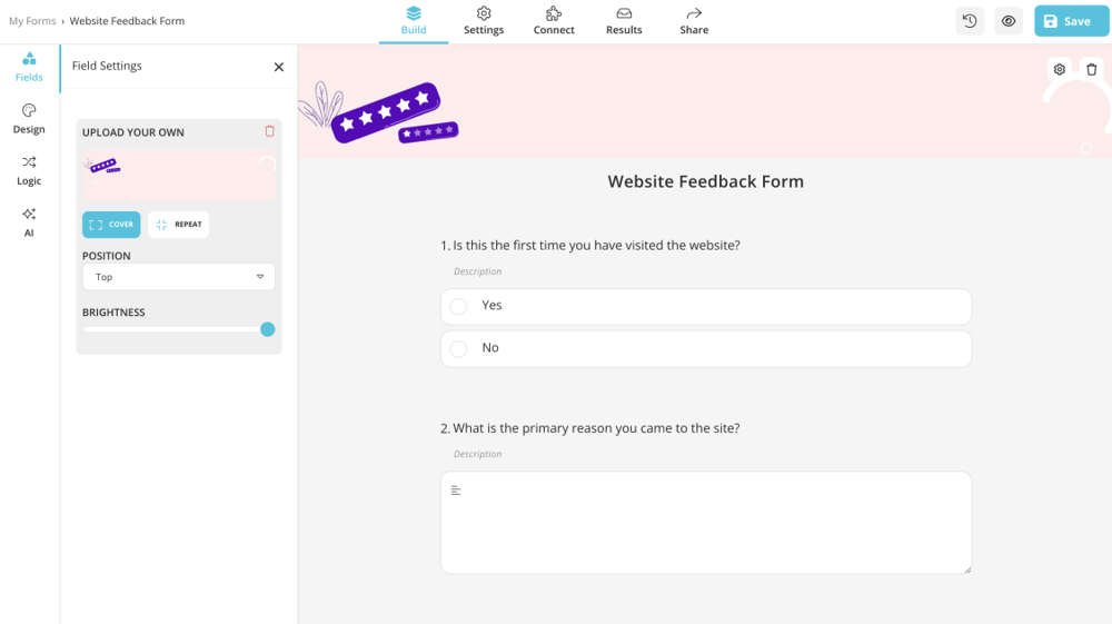 Personalize sua capa