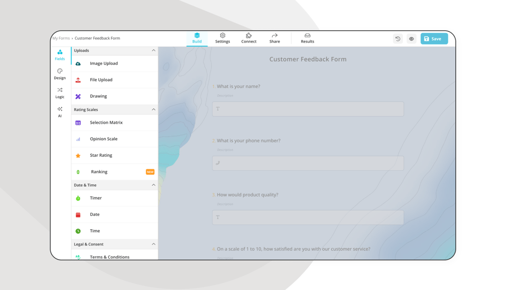 Çeşitli soru tipleri kullanın