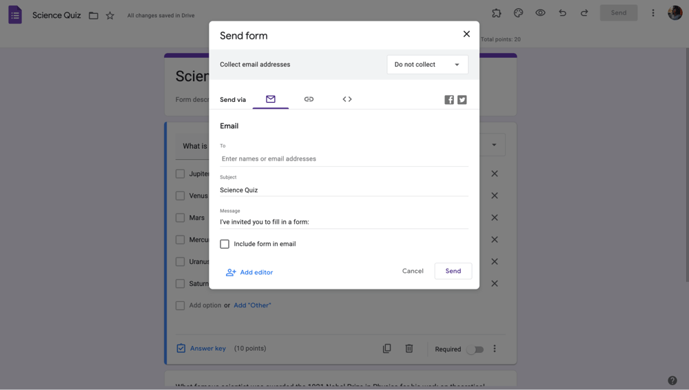 Testinizi paylaşın
