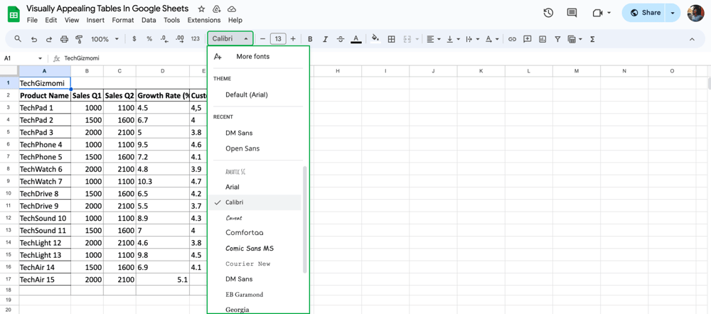 Yazı tipi değiştirme