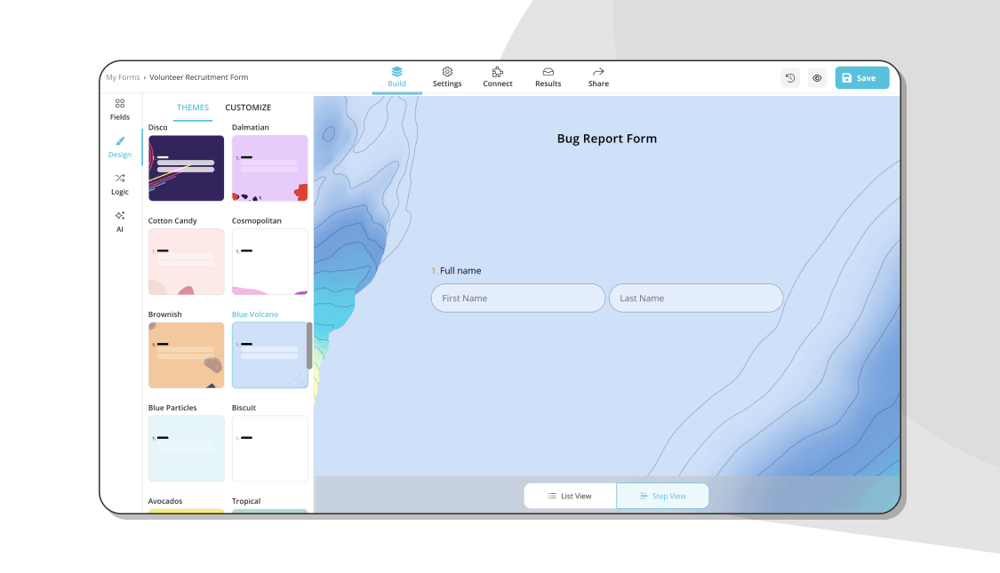 Tasarımı özelleştirin