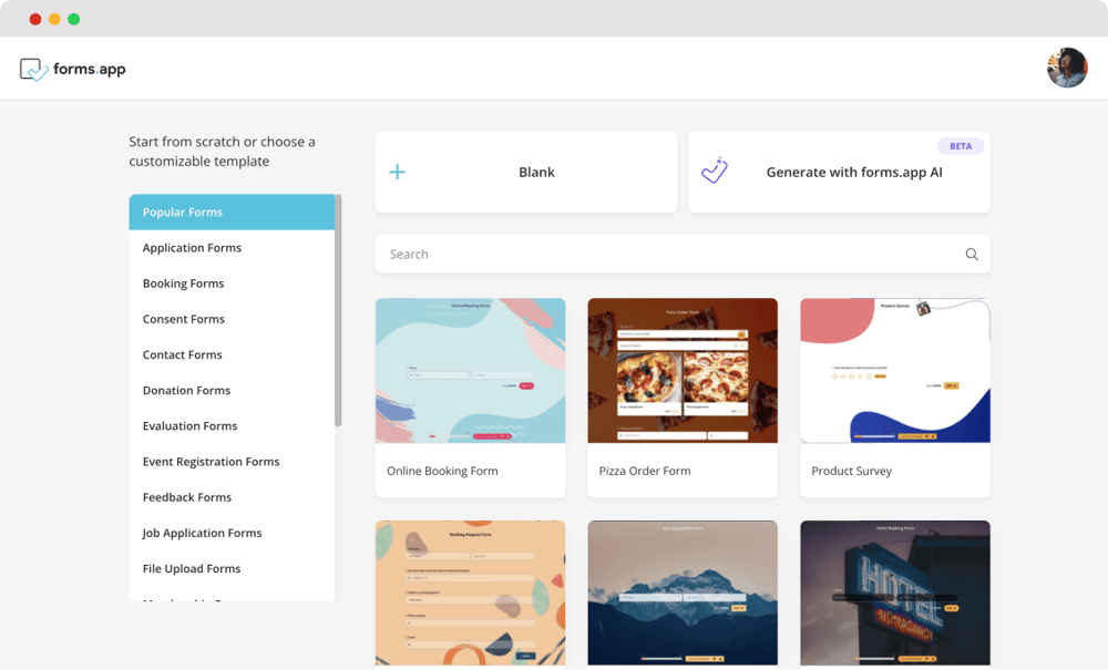 Choose a starting option for your product recommendation quiz