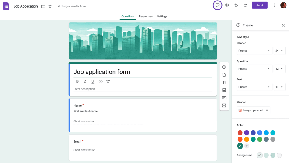 Ändern Sie die Anpassungseinstellungen