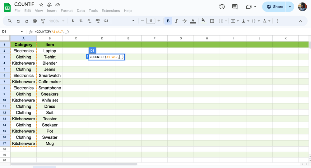Virgülü unutmayın