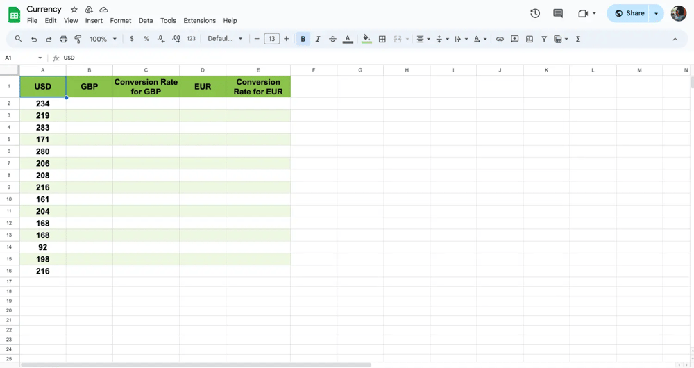 Para miktarını girin