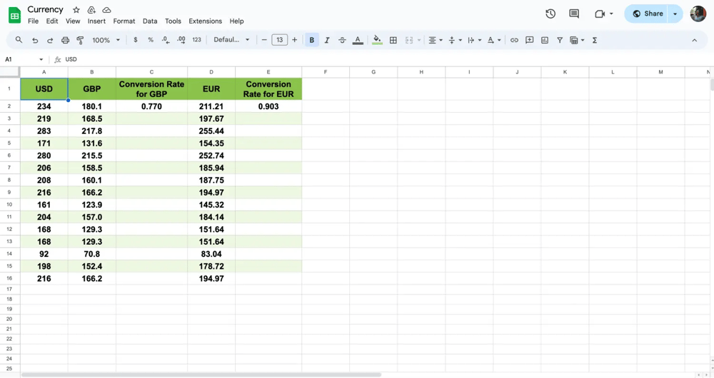 Hücreleri doldurmak için sürükleyin