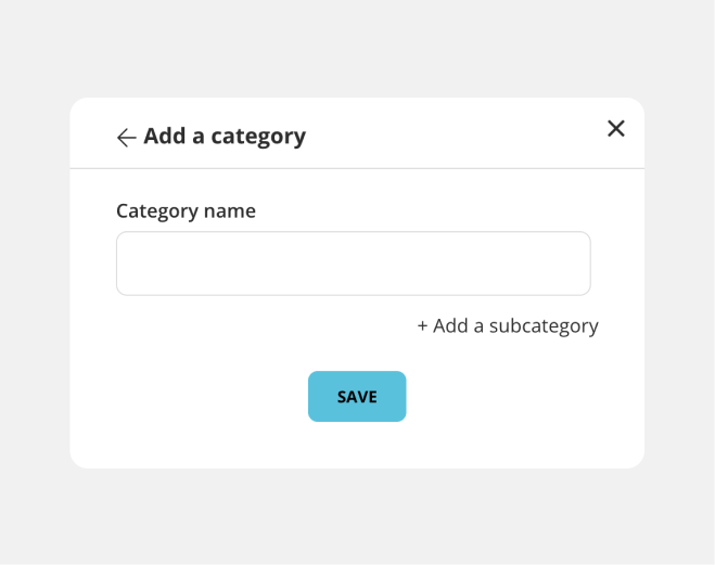 Category options