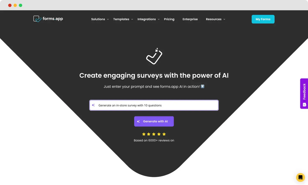 Generate your form with AI
