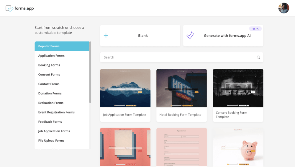 Choose how you like to start creating your perception survey