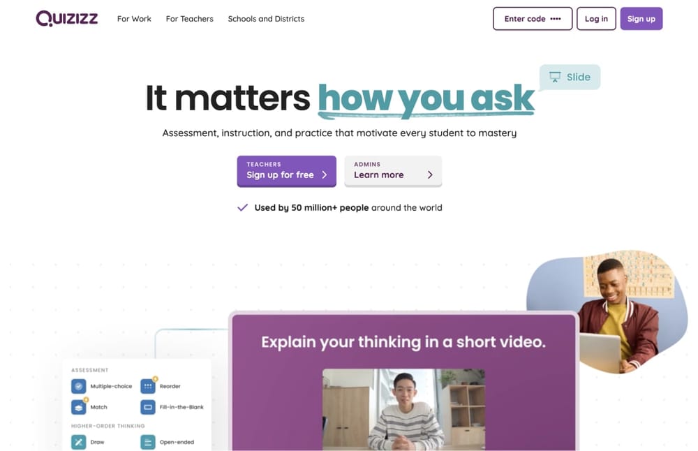 #12 Quizlet alternative - Quizizz