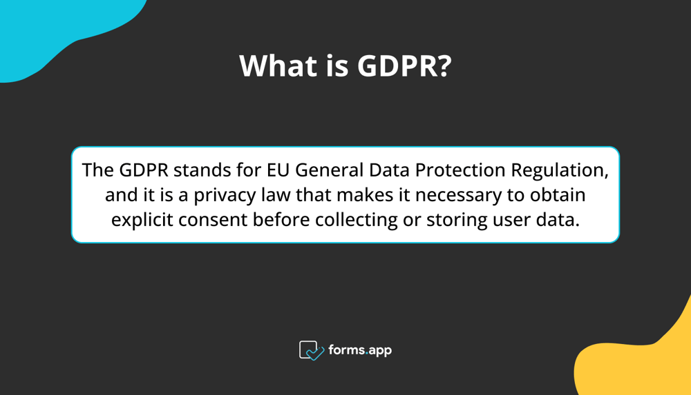 The definition of GDPR