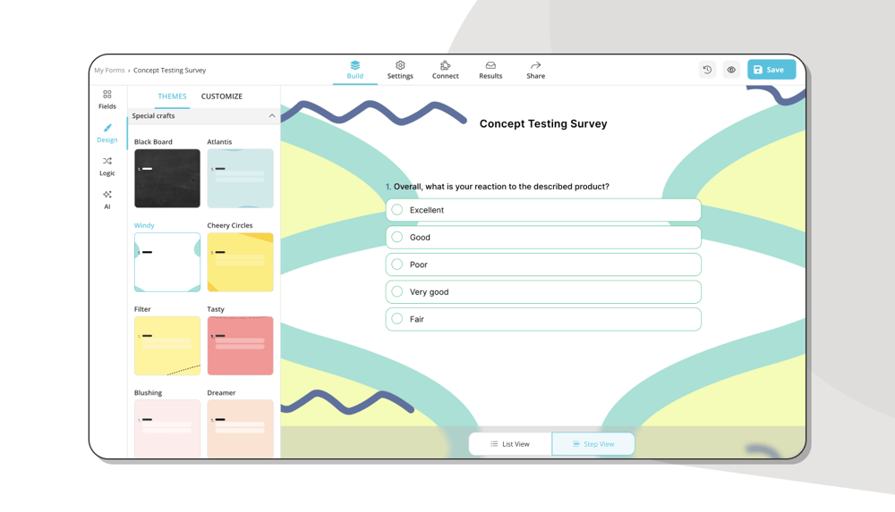 Customizing the design