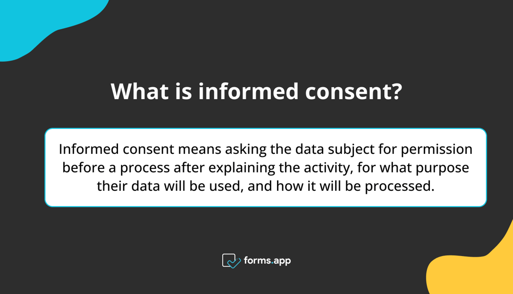 What is informed consent?