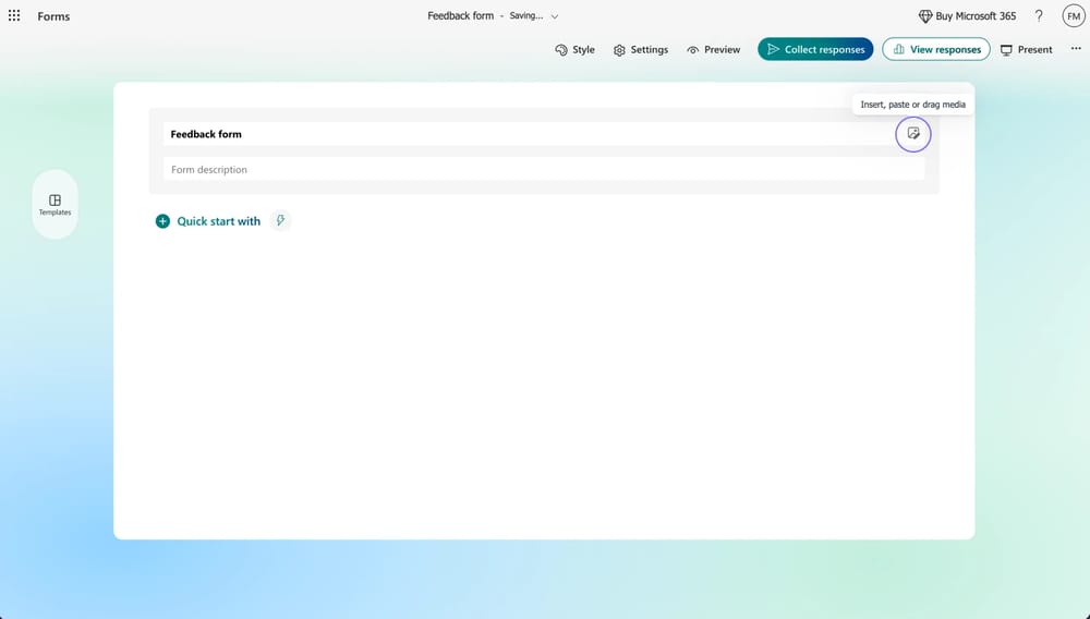 Klicken Sie auf das Symbol, um das Logo hinzuzufügen