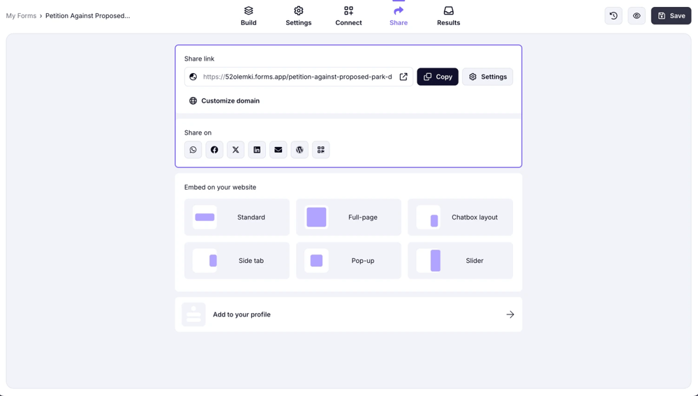 Dilekçe formunuzu paylaşın