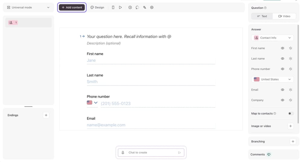 Add essential fields