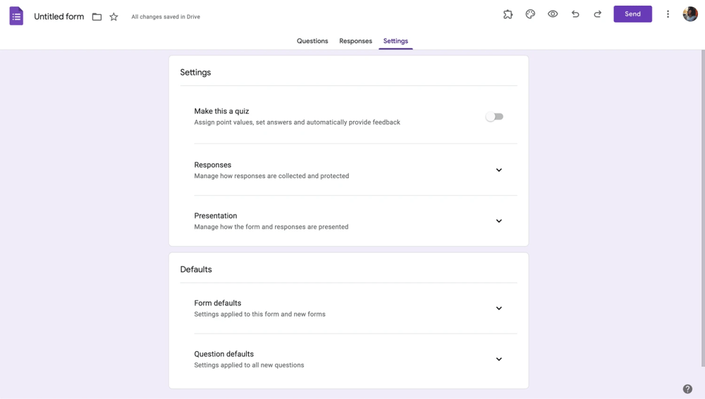 Ayarları özelleştirin