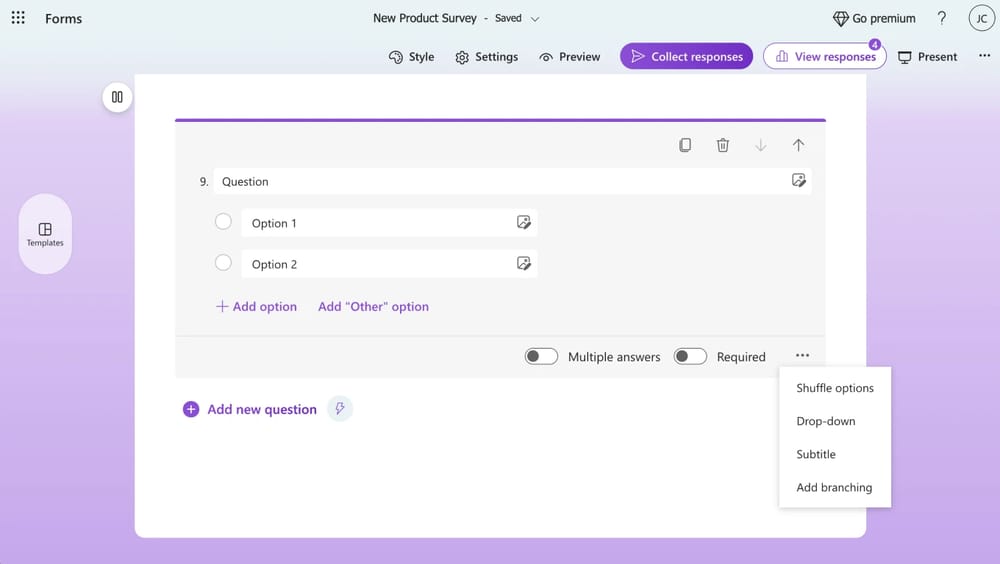 Customize your question