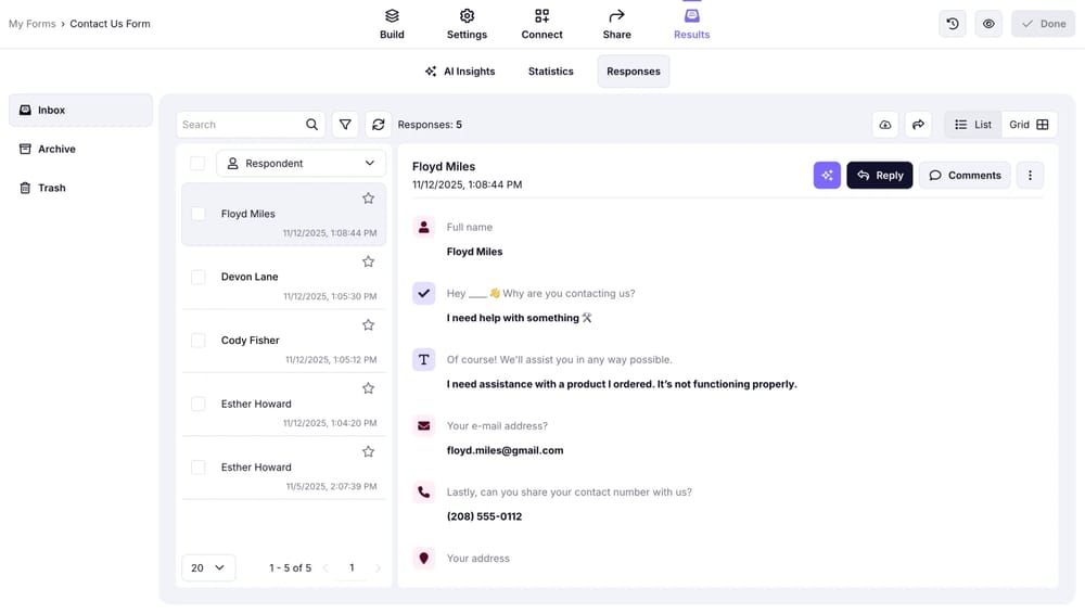 Share your online survey