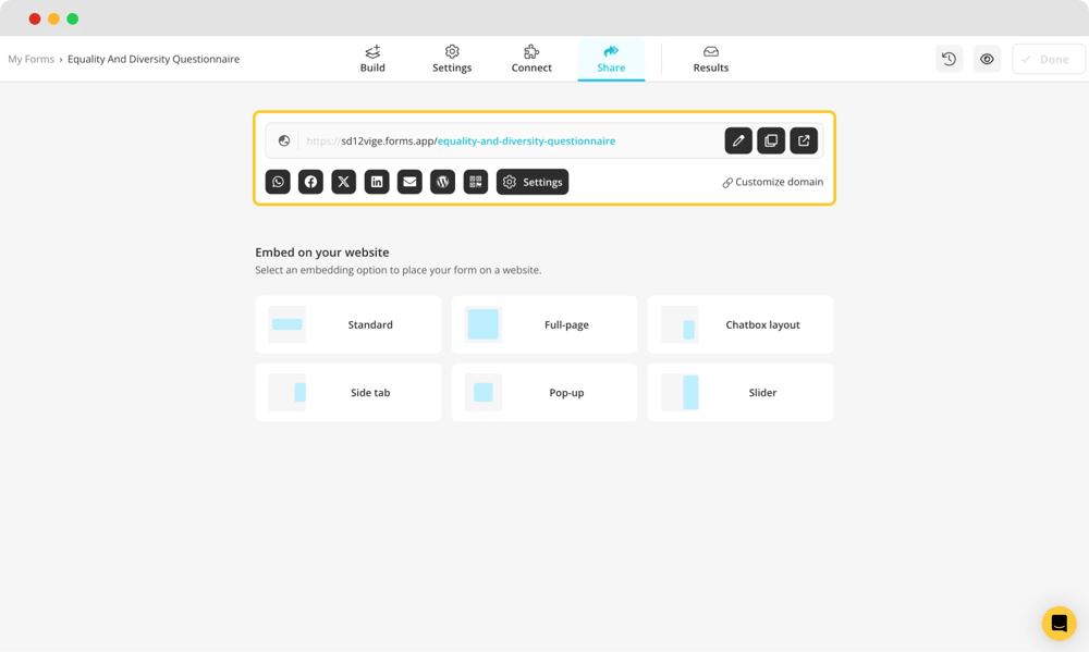 Paylaşım seçeneklerinizi özelleştirin