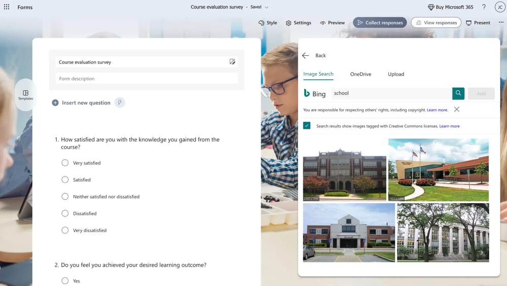 Add relevant images to the question