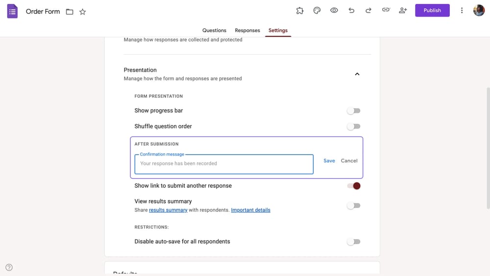 Ödeme bağlantısı içeren özelleştirilmiş bir metin ekleyin