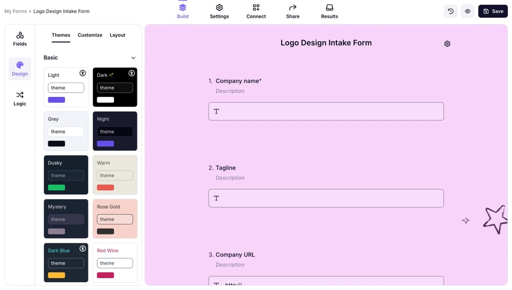 Giriş formunuzu özelleştirin