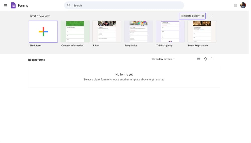 Google Forms gösterge paneli