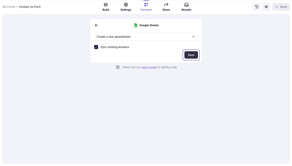 An image showing the “Save” button you need to press once you have adjusted the settings