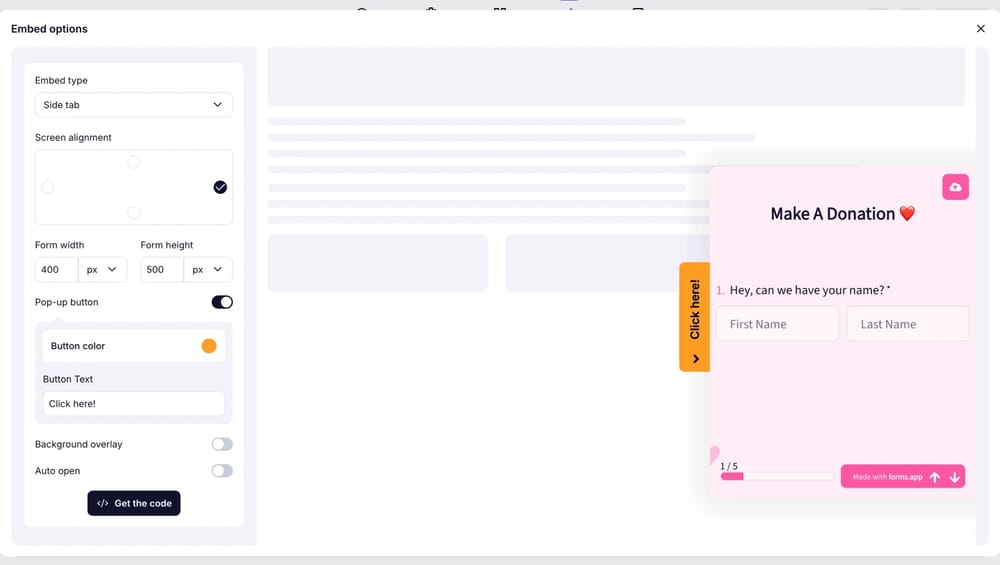 Customize the embed details