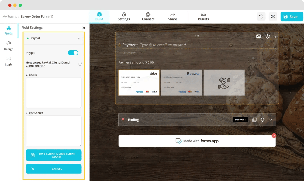 Conecte seu formulário ao PayPal