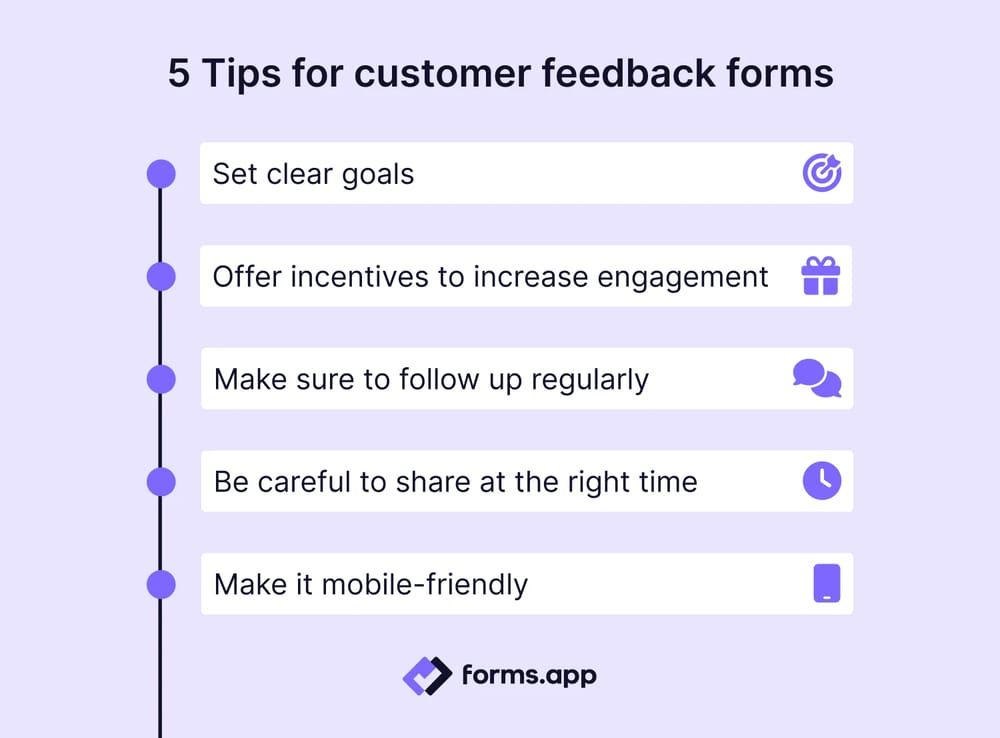 Expert tips for customer feedback forms