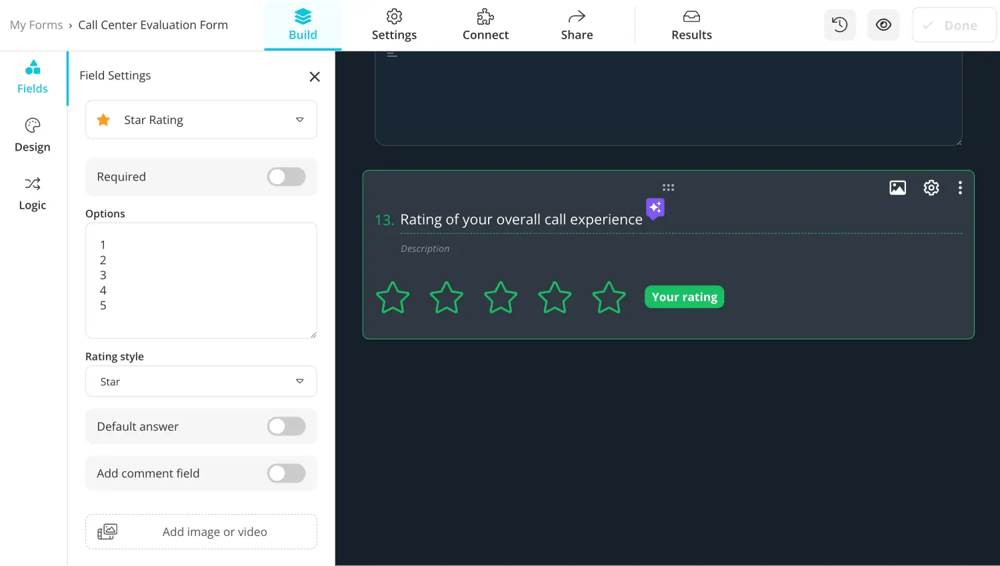 Add the other details