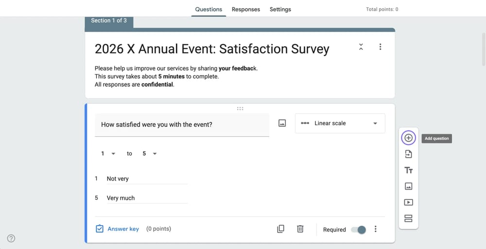 Sağdaki kayan menüden artı düğmesi
