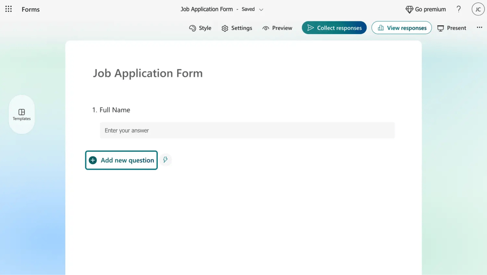 Add your own questions