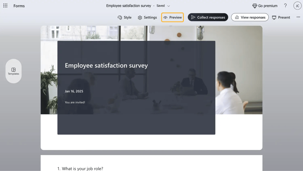 Testen Sie Ihre Umfrage