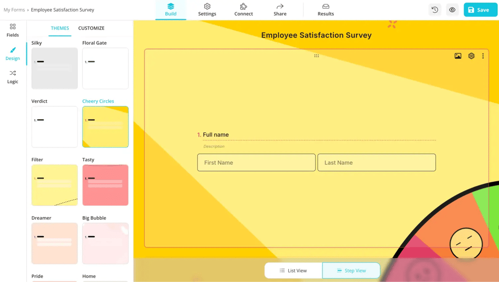 Wählen Sie eine Anfangsoption