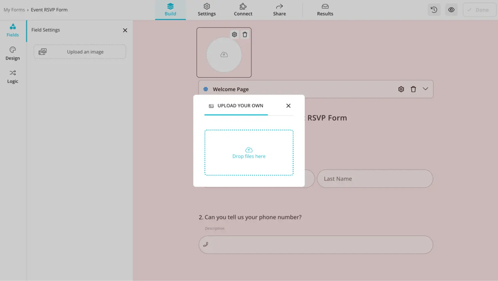 RSVP formunuzun görünümünü değiştirin