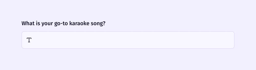 Un exemple général de question de sondage brise-glace