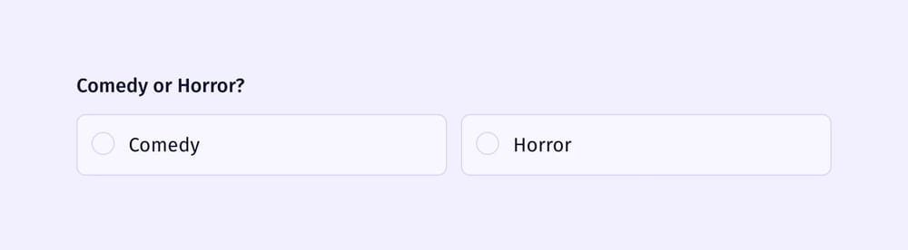 Un exemple de question de sondage de brise-glace ce ou cela
