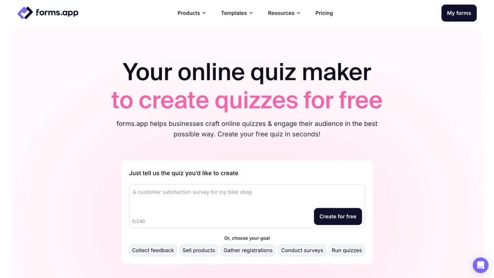 Choose a quizmaker
